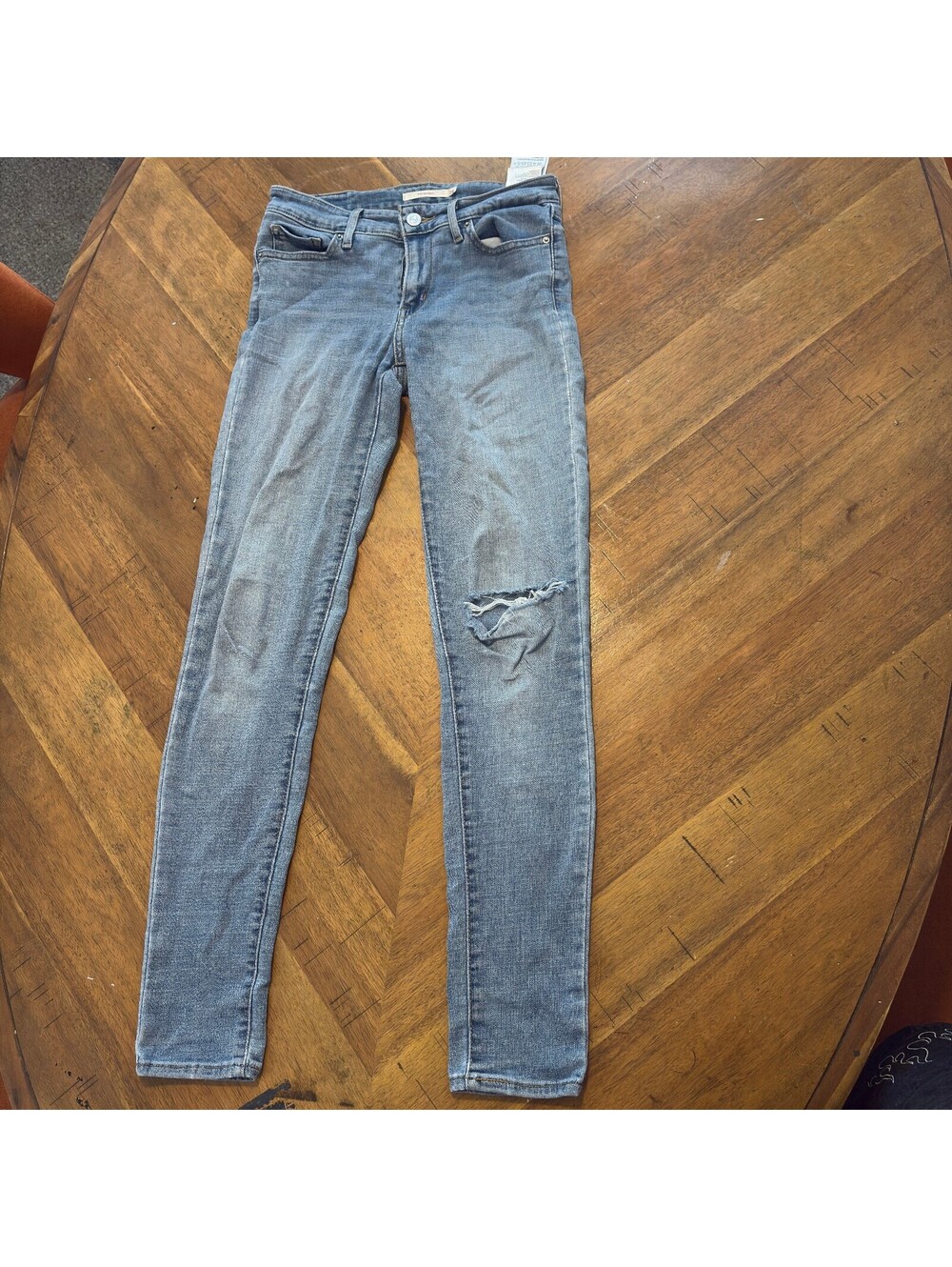 Levi's 711 Skinny Light Wash Jeans